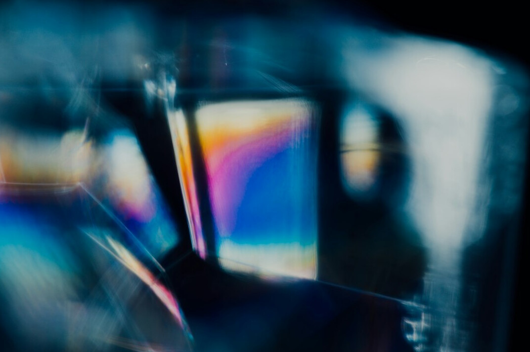 Close-up of colorful programming code on a monitor